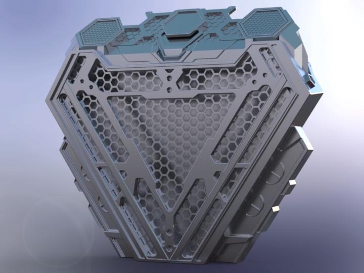 IRON MAN ARC REACTOR MARK 50 REPLICA AVENGERS ENDGAME INFINITY WAR STL 3D