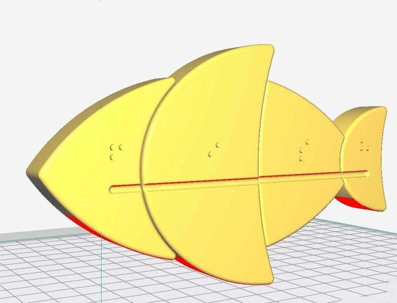 Fittle Fish Braille puzzle