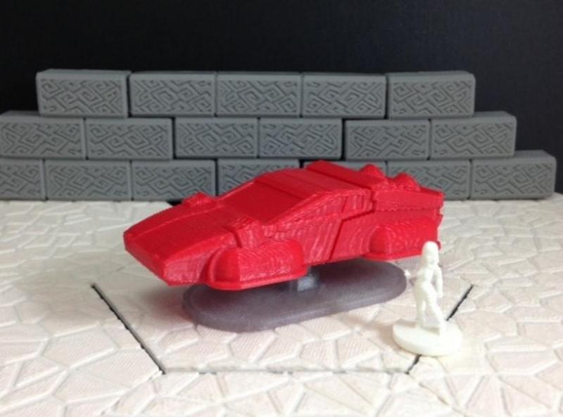 Serengeti LAZERDREAM (80's Hovercar in 18mm scale)
