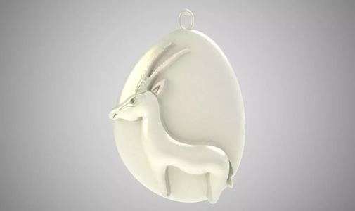 Rock Gazelle Necklace