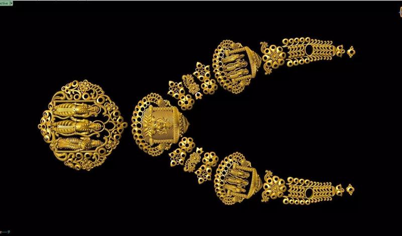 Nakalce gold ornaments from dynasty of person