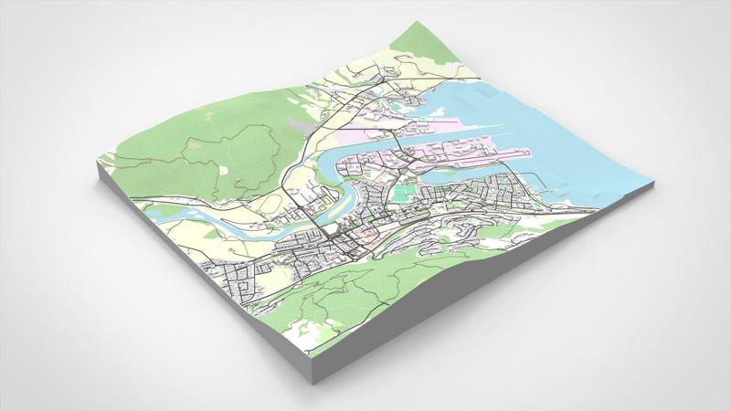 Cityscape Orkanger Norway