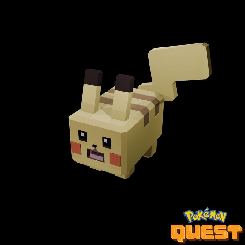 Pokemon Quest - 025 Pikachu
