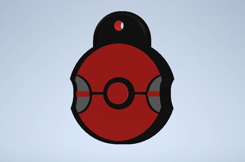 Pokemon Cherishball Keychain V1