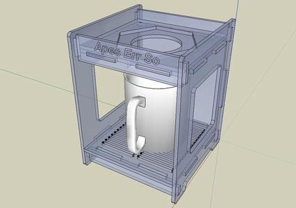 Coffee maker stand