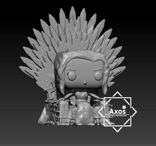 Funko doll Daenerys on the throne - Game Of Thrones