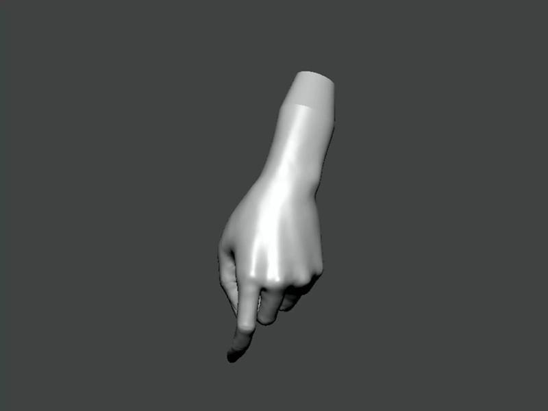 3D Model-HAND0004 hand