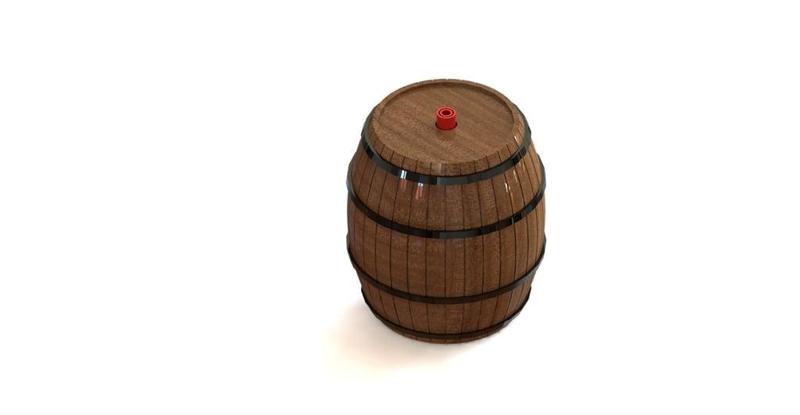 Whiskey Barrel Fishing Bobber
