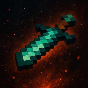 Minecraft Sword Keychain