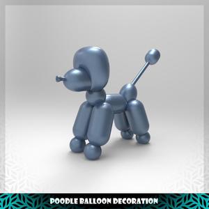 Poodle Balloon Decoration