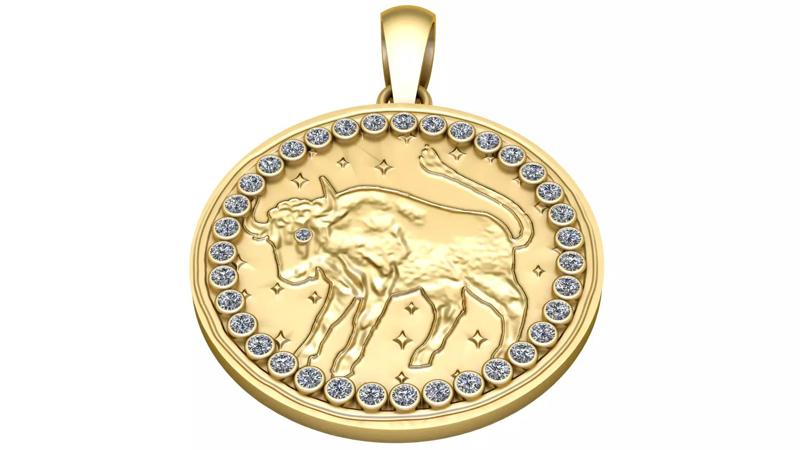COE ANIMAL COIN PENDANT 3D PRINTABLE MODLE