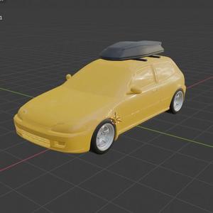 Roofbox J-Roofbox TAIGA for Diecast 1 64 Scale Hotwheels, Matchbox, etc.