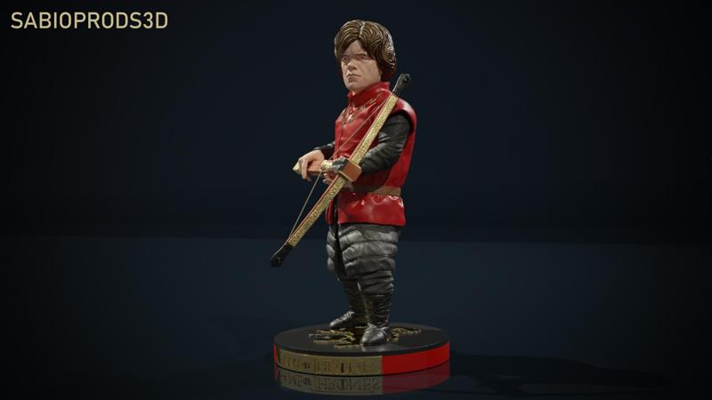 GAME OF TRHONES TYRION LANNISTER 3D MODEL SABIOPRODS