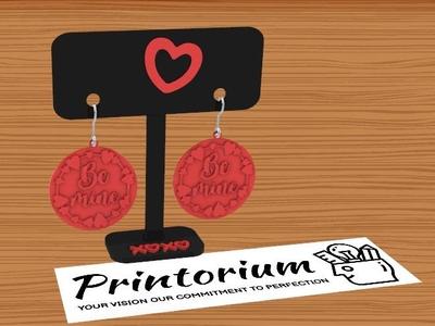 #valentine be Mine Ear rings