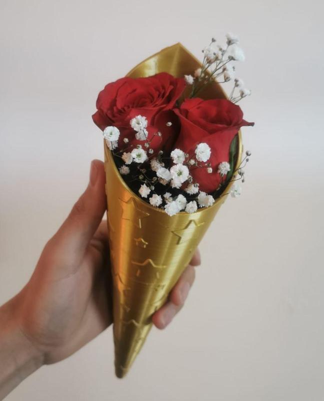 Cone for flowers bigger