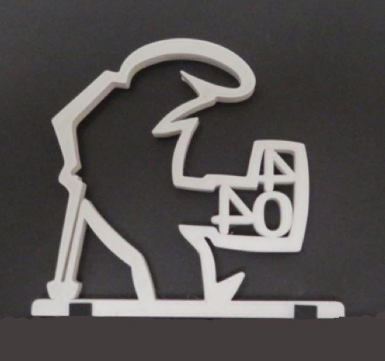 404 PAGE NOT FOUND, CULTS3D, the system administrator with a plaster leg