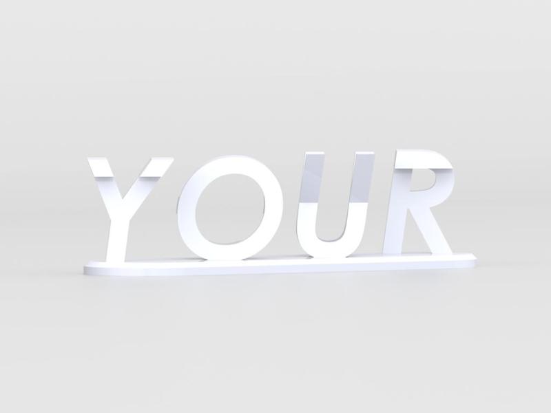 Your Custom Text Illusion
