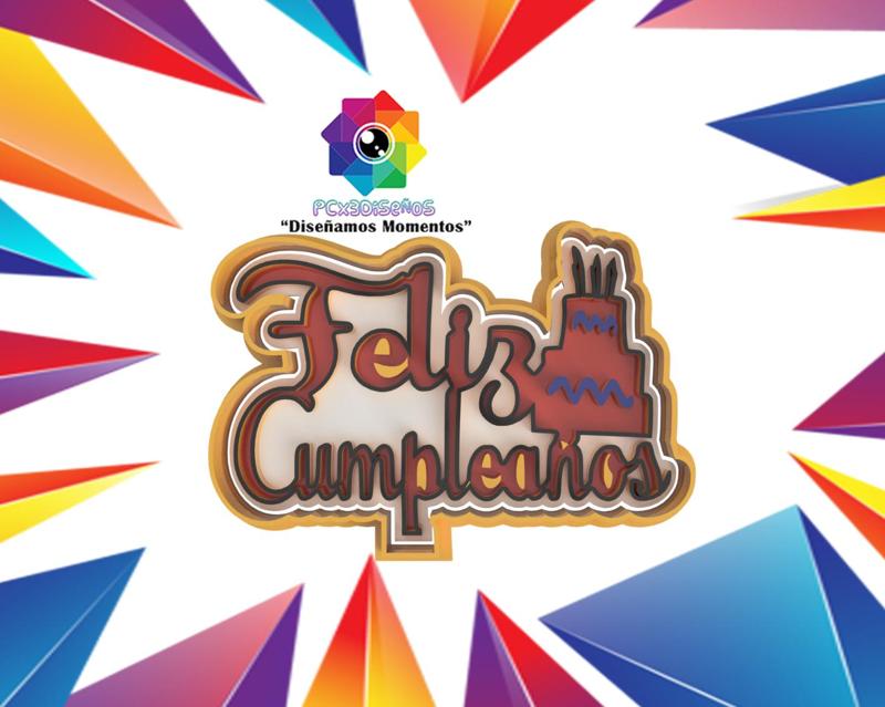 HAPPY BIRTHDAY CAKE CUTTER #2 (includes taster and marker)