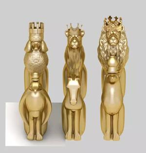 chess jewelry 3d