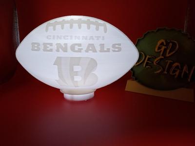 Cincinnati Bengals Design A FOOTBALL LIGHT