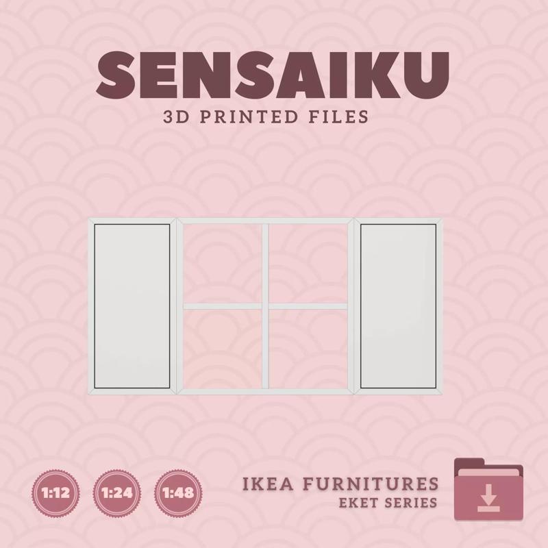 EKET Storage Combo 04 for Miniature Dollhouse - IKEA - 3D Print