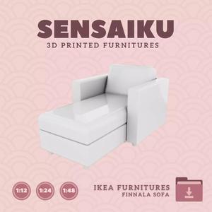 FINNALA Chaise for Miniature Dollhouse IKEA 3D Print