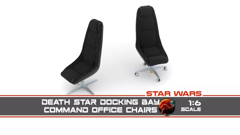Death Star Command Office Chairs 1-6 Scale Hottoys
