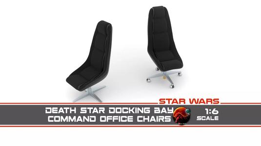 Death Star Command Office Chairs 1-6 Scale Hottoys