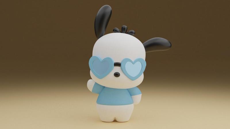 Pochacco sanrio valentine figure