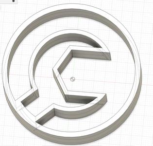 Crunchlabs gear logo - cookie cutter