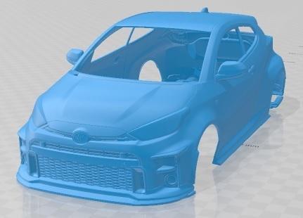 Toyota GR Yaris RZ Printable Body Car