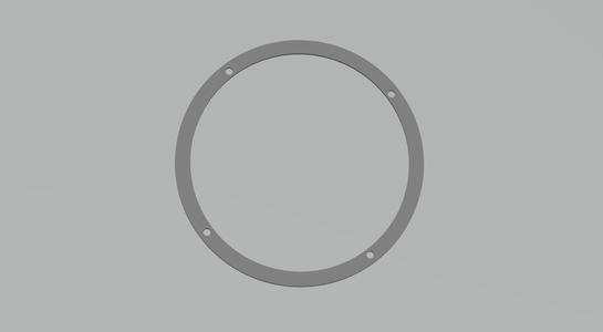 Car Speaker Grill 6.5"  STL FILE