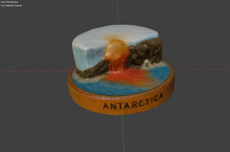 Antarctica Blood Falls Mini diorama