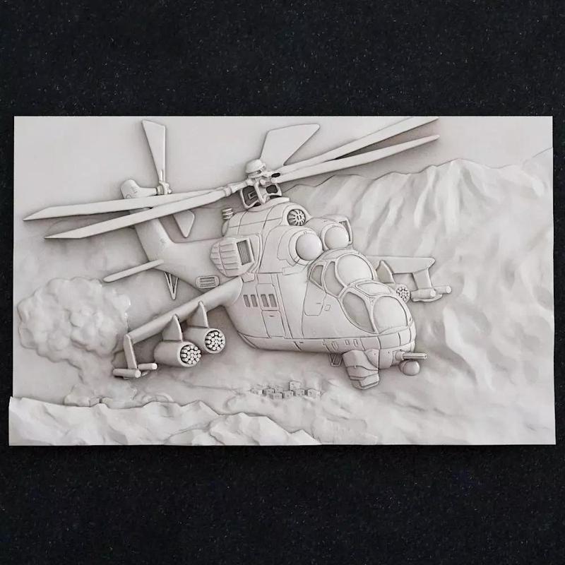 Helicopter mi-24 pano