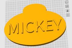 Disney Mikey Name Tag