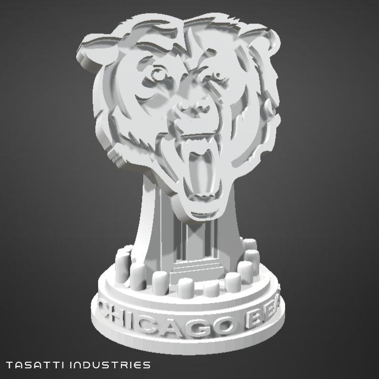 NFL Chicago Bears Logo Trophy