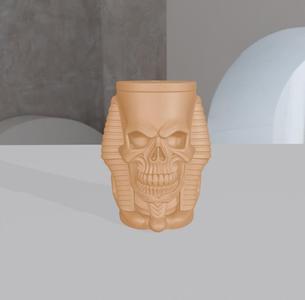Egyptian Skull Key Ring - Guardian of the Beyond