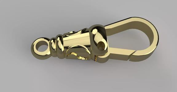 Yin Yang Swivel dog clip