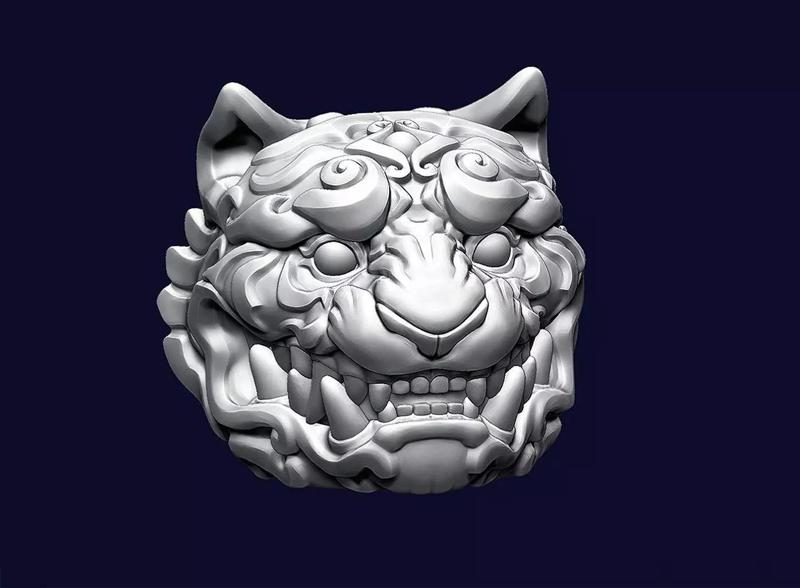 Tiger Head Ornamental