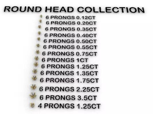 Various Round Heads Findings Earrings nose rings styles