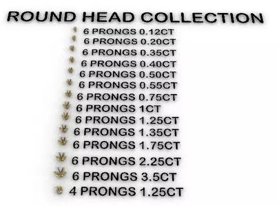 Various Round Heads Findings Earrings nose rings styles