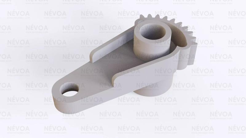 Black heater actuator blend cable Citroen C4 - 5E2222700 - 600