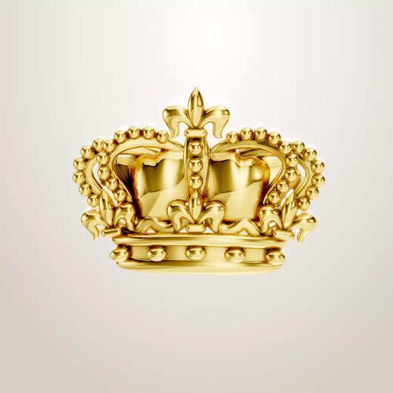 Golden royal crown of a king