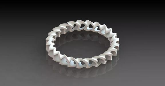 Bangle spiral ring