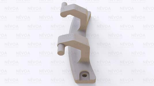 Washing machine door bracket