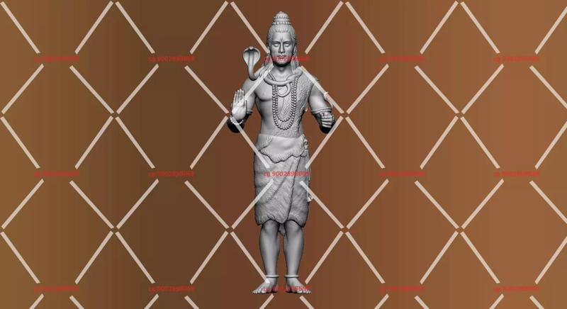 Lord siva  bhagwan  Stand 3D print model 3D print model