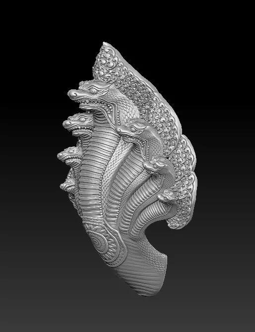 Dragon Cambodia Naga 3D print model