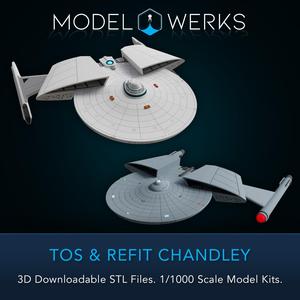 1/1000 TOS and Refit Chandley Class