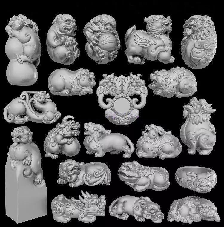 New Lucky Pixiu Handle 3D Model