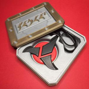 Klingon Imperial Trefoil Emblem Pendant and Presentation Box